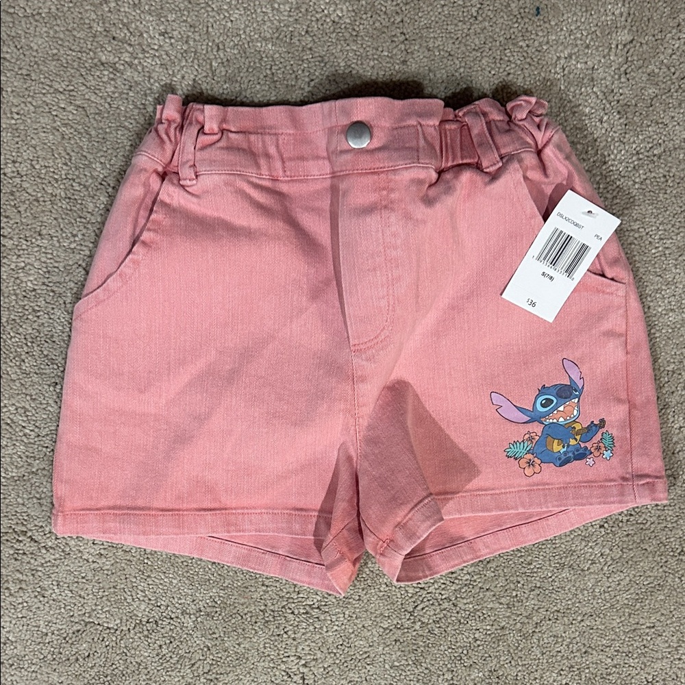 Disney Stitch Pink Casual Shorts